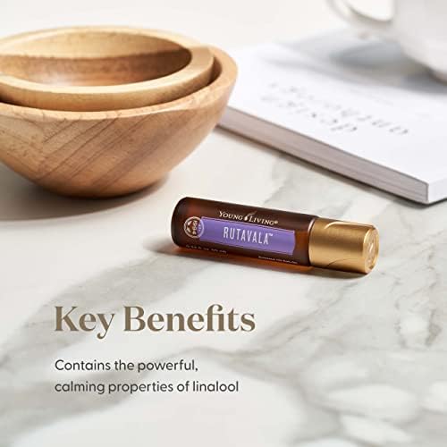 Young Living RutaVaLa Roll-On 10 ml | Calming Lavender, Valerian & Rue Blend