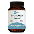 ruved Ashwagandha Capsules - Organic 500mg, 60 Veg Caplets | Adrenal Health & Wellness