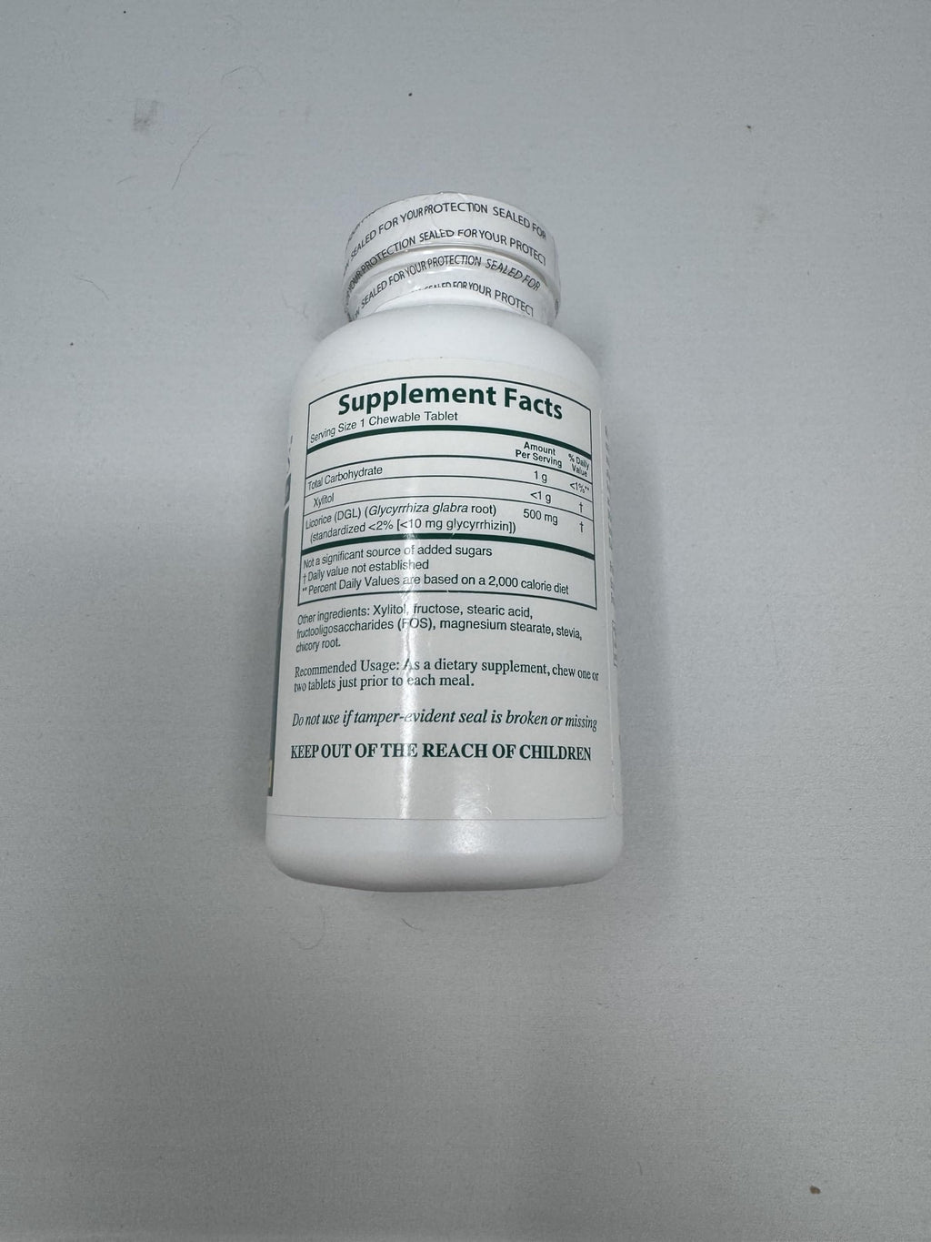 Rx Vitamins DGL Licorice 500 mg - 90 Tablets | Digestive Support