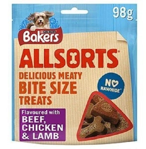 6 x Bakers Allsorts 98Gm