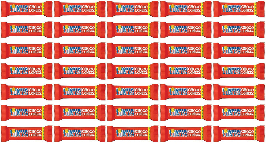 35 x Tonys Chocolonely Milk Chocolate 35G