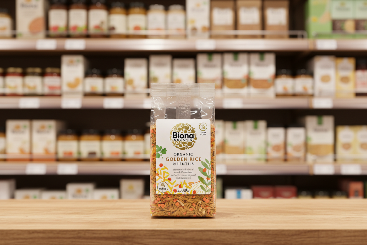 Biona Org Golden Rice & Lentils - 250g