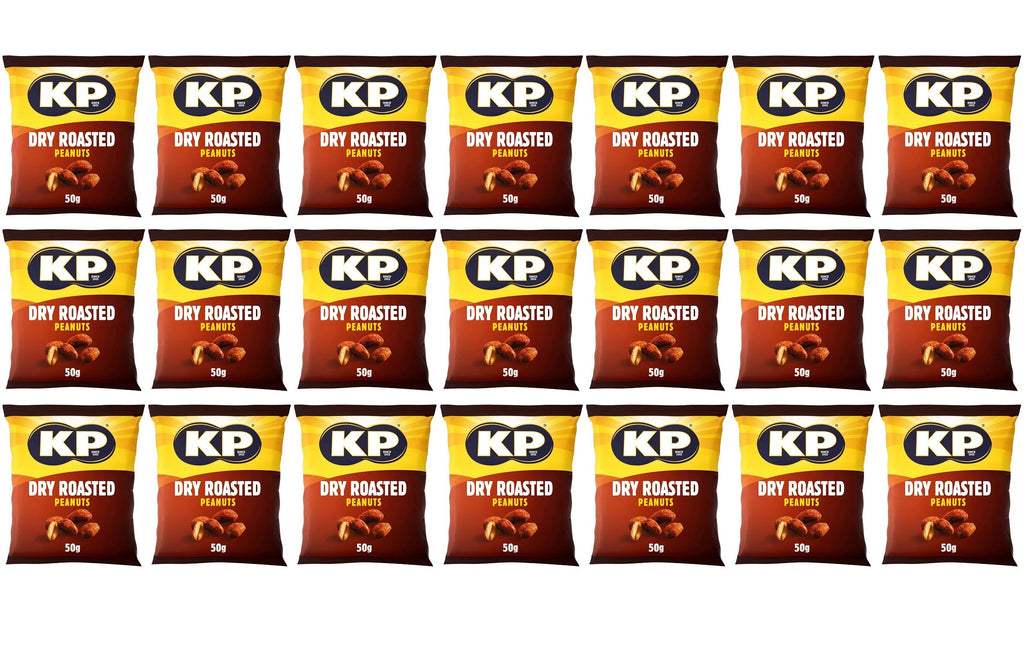 21 x Kp Dry Roasted Peanuts 50G