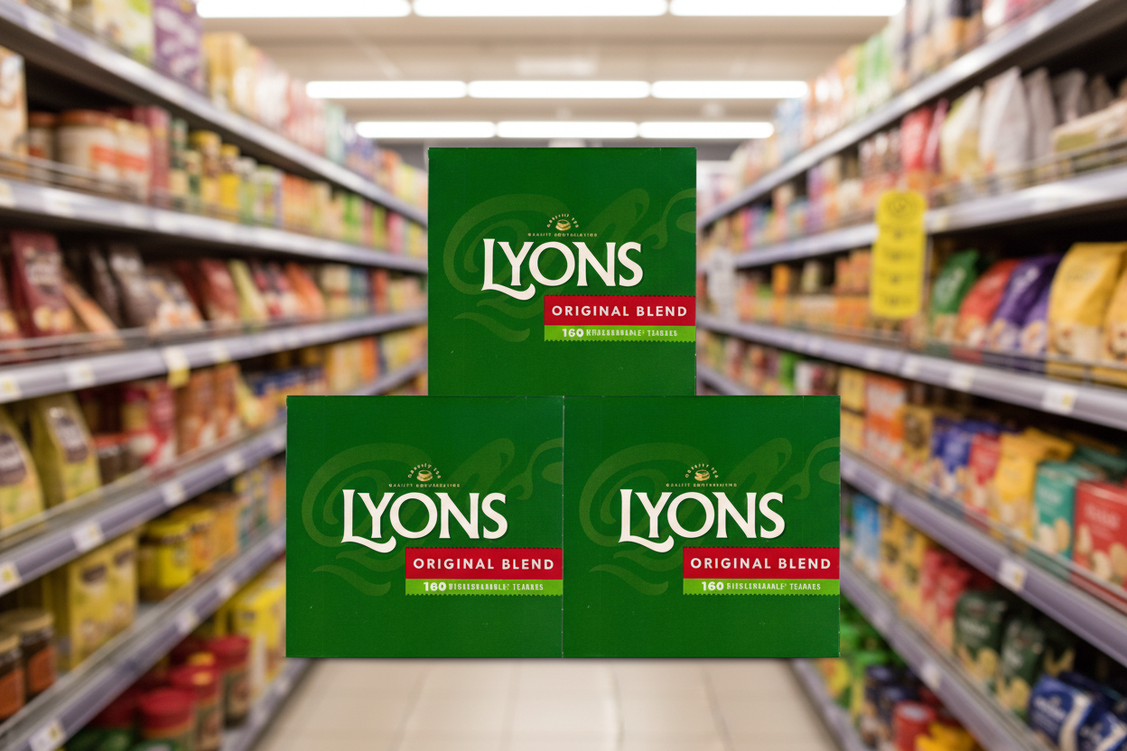 8 x Lyons Original Blend 160 Biodegradable¹ Tea Bags 464G