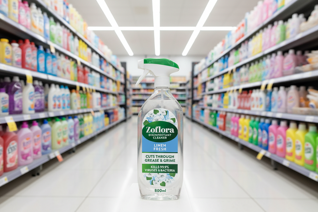8 x Zoflora Multi Purpose Cleaner Linen Fresh - 800ML