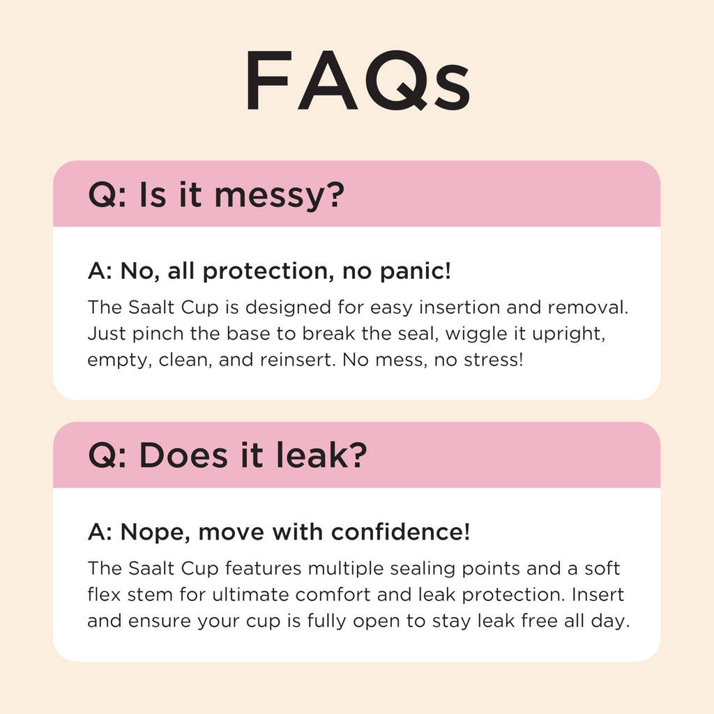 Saalt Menstrual Cup - Premium Soft Reusable Cup Made in USA | 12 Hour Wear