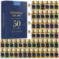 50 Pcs Essential Oils by SACATR – 50x5ml Natural Essential Oils Set | Diffuser, DIY Candles & Soap