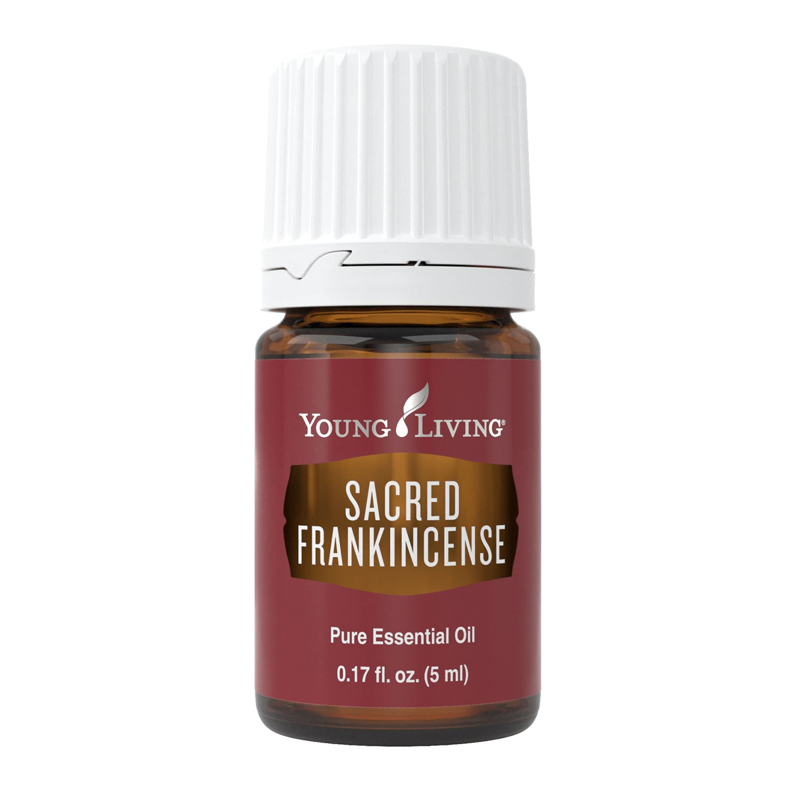 Young Living Sacred Frankincense Essential Oil 5ml – Grounding, Woodsy Aroma for Meditation & Yoga