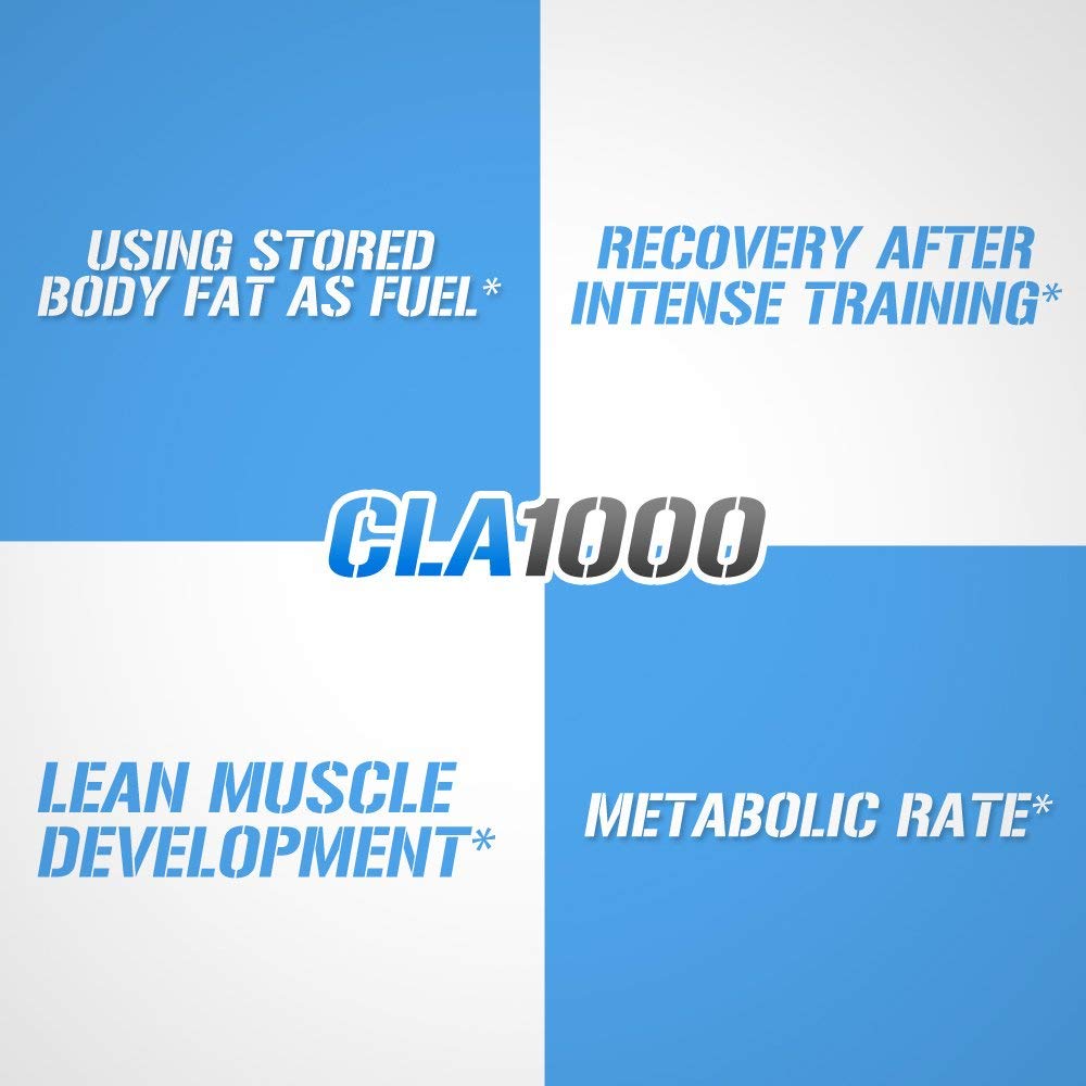 CLA 1000mg Pills – Safflower-Based Fat Loss Support (180 Count) | EVL