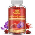 Saffron Gummies – Sugar Free Saffron Supplement with GABA, St. John's Wort & Passion Flower | Focus & Mood Support (60 Gummies)
