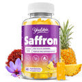 Saffron Gummies 88.5mg – Pineapple 60 Count | Magnesium, Rhodiola, Ashwagandha
