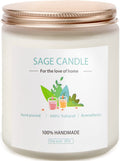 Sage Candle 8oz – Purification & Healing, 45h Soy Wax for Home Cleansing