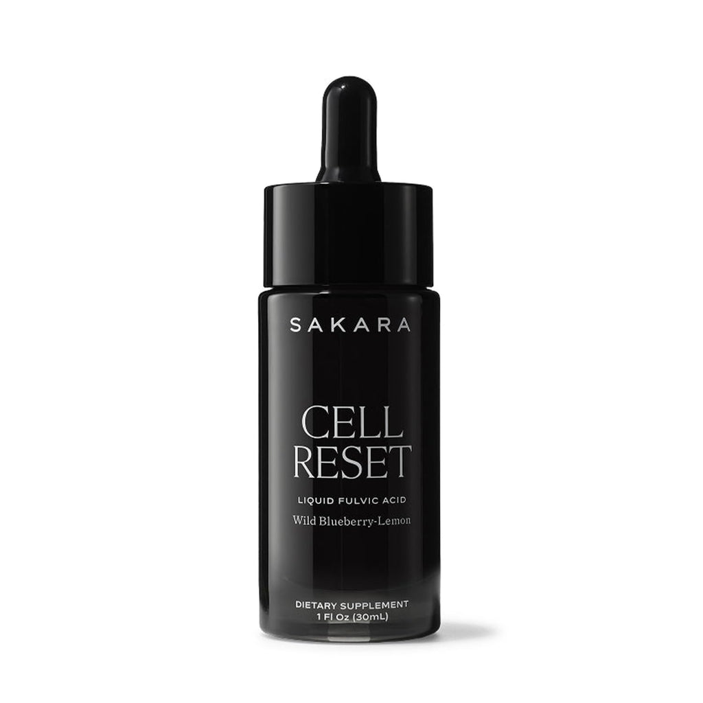 SAKARA Cell Reset – Liquid Fulvic Acid Complex with Wild Blueberry & Lemon | Immune Support & Cellular Detox