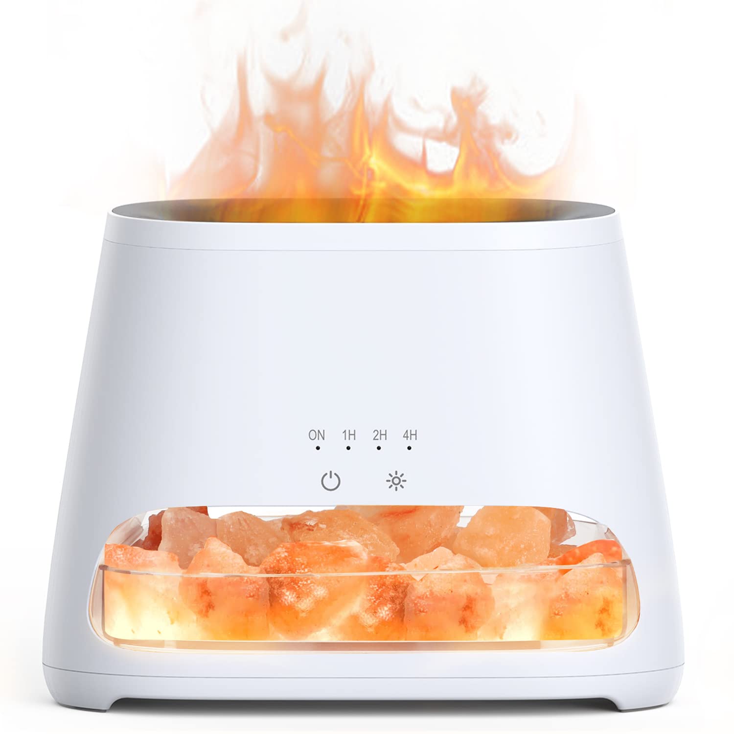 SALKING 2-in-1 Himalayan Salt Lamp & Ultrasonic Essential Oil Diffuser