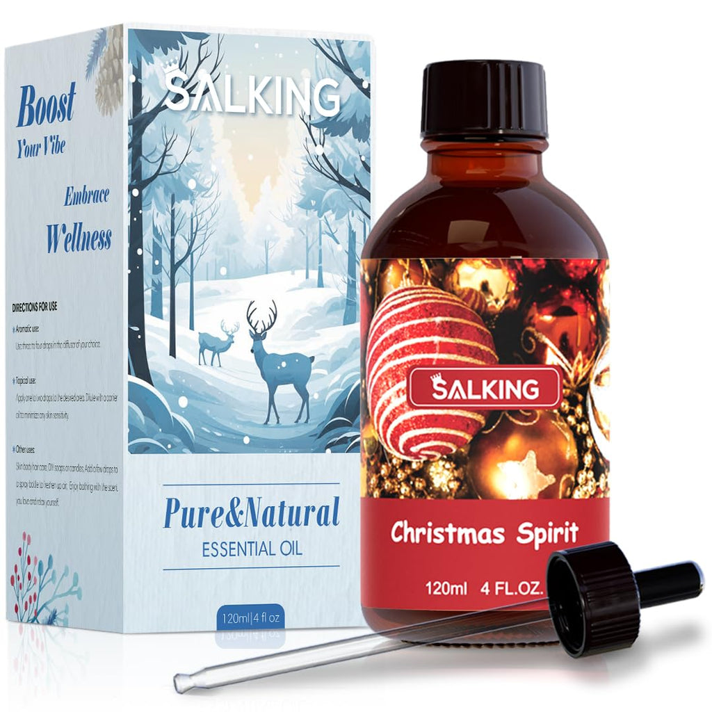 SALKING Christmas Spirit Fragrance Oil 120ml | Premium Essential Oils