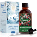 SALKING Christmas Wreath Fragrance Oil - 120ml Premium Essential Oils for Diffusers, Candles & Soaps