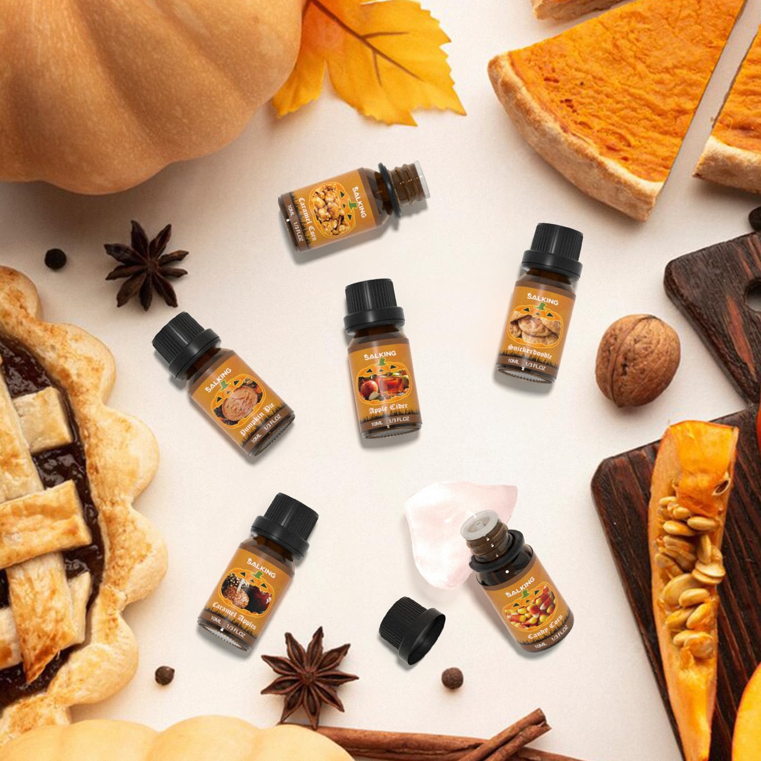 SALKING Halloween Fragrance Oils Gift Set | Premium Diffuser & Soap Making Oils