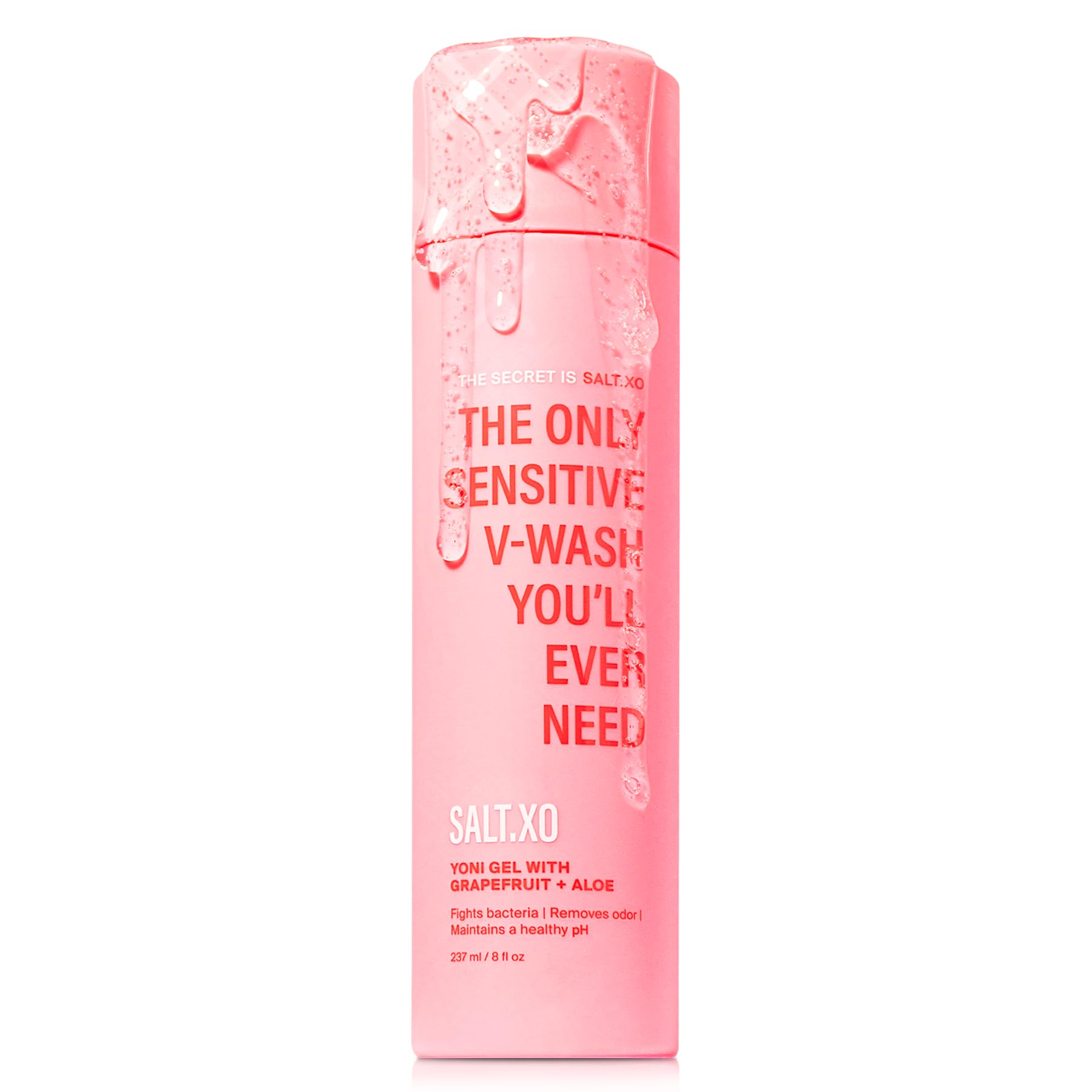 SALT.XO Grapefruit Sensitive Yoni Gel Wash – pH-Balanced, Cruelty-Free Intimate Care (8 oz)