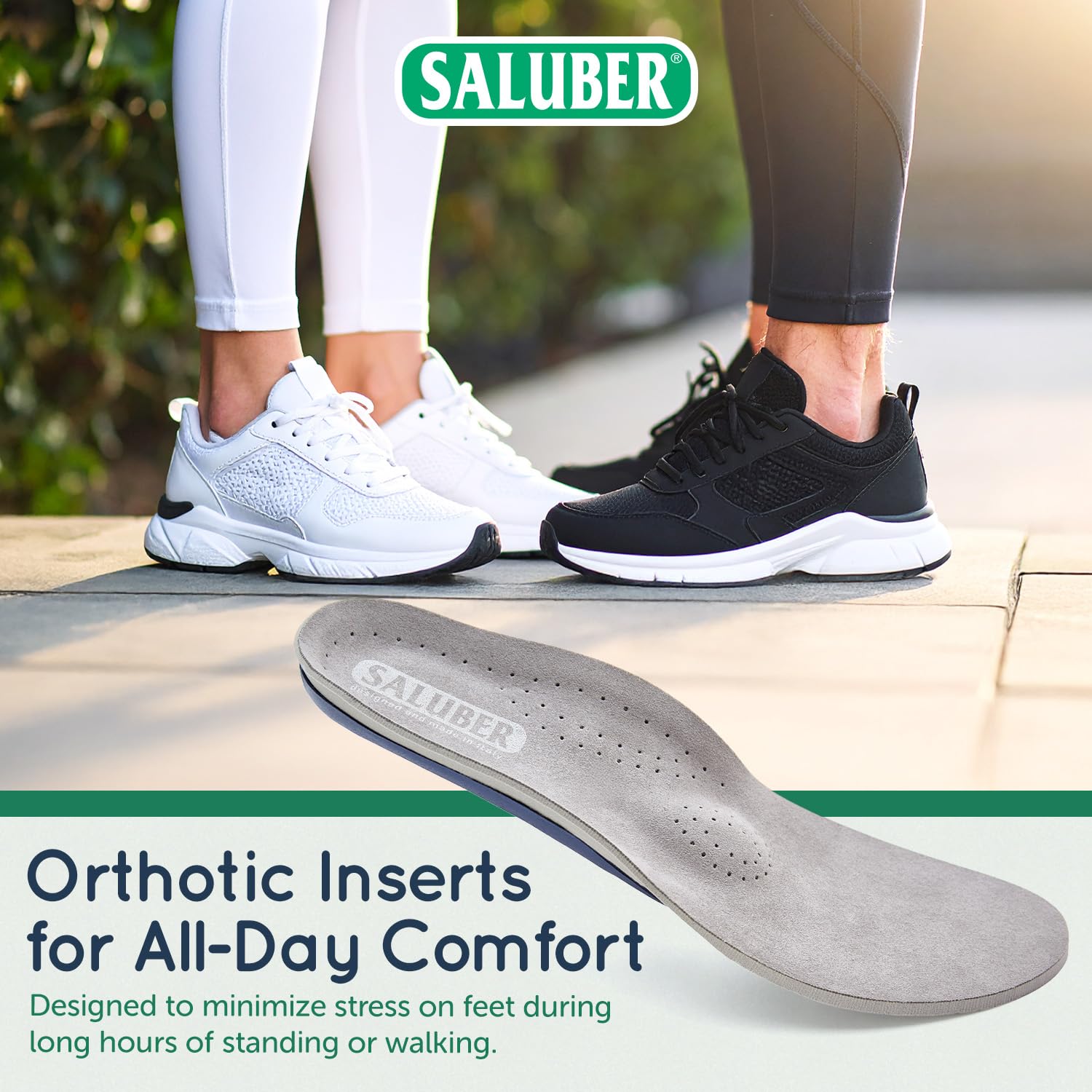 Saluber Orthotic Insoles – 5mm Extra Thick with Metatarsal Pad | Made in Italy