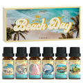SALUBRITO Beach Fragrance Oils Set – Summer Essential Oils for Diffuser, Candle & Soap Making