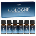 SALUBRITO Cologne Fragrance Oils – Premium 6x10ml Essential Oil Set for Diffuser, Soap & Candle Making