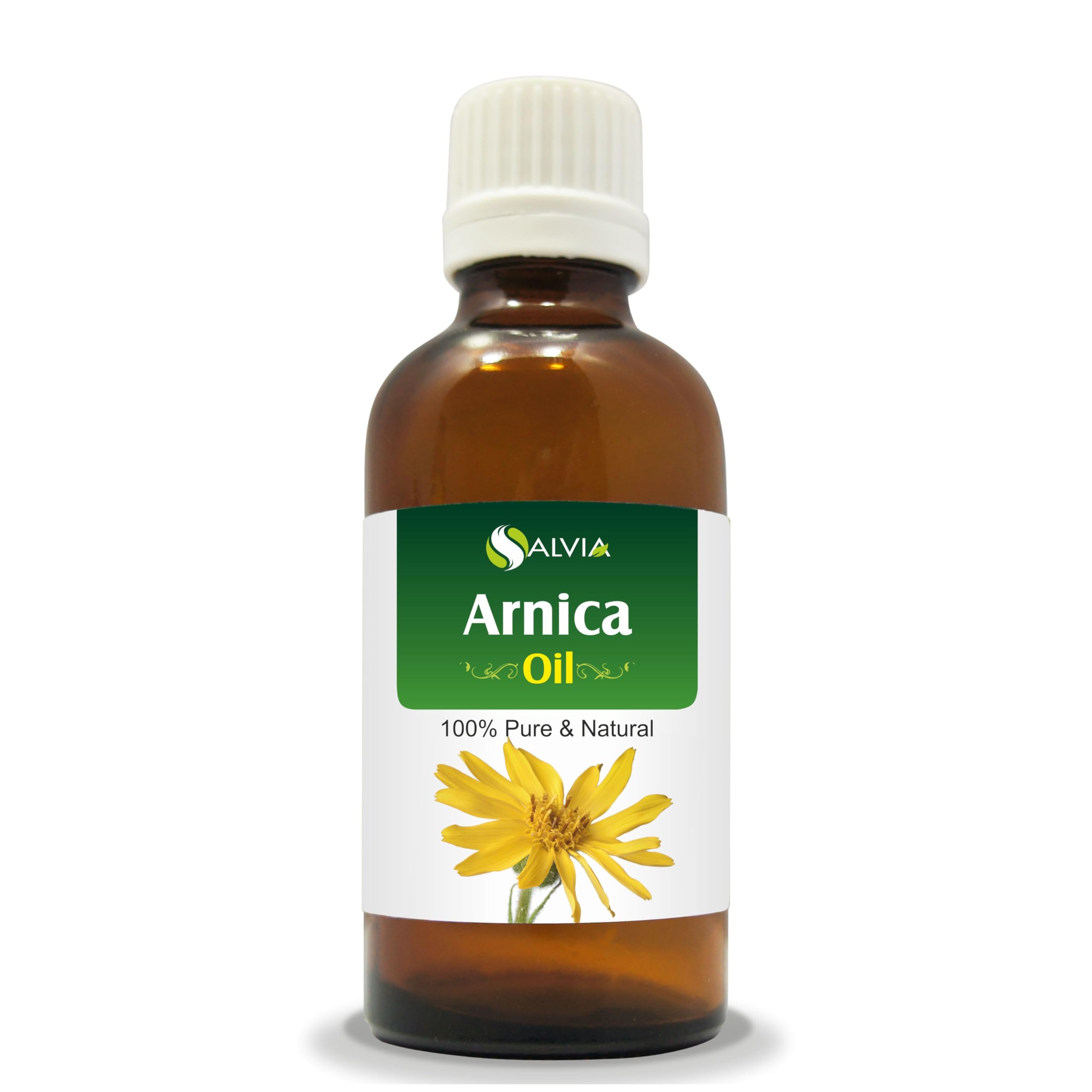 Arnica Essential Oil by Salvia – Amber Bottle, Cold-Pressed, 0.51 oz