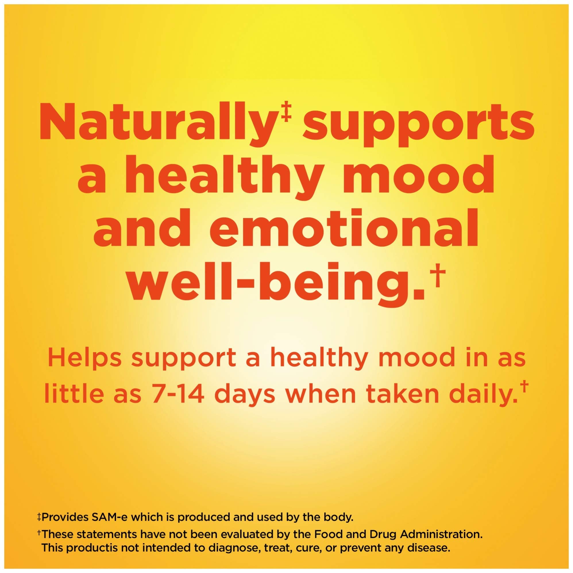 SAM-e Complete 200 mg Tablets - 60 Count | Supports a Healthy Mood