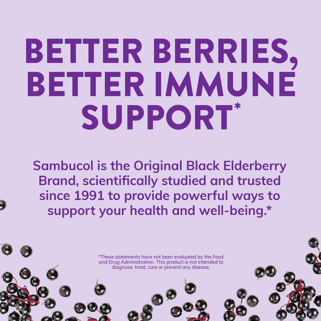 Sambucol Black Elderberry Effervescent Tablets – Vitamin C & Zinc (15 Tablets)