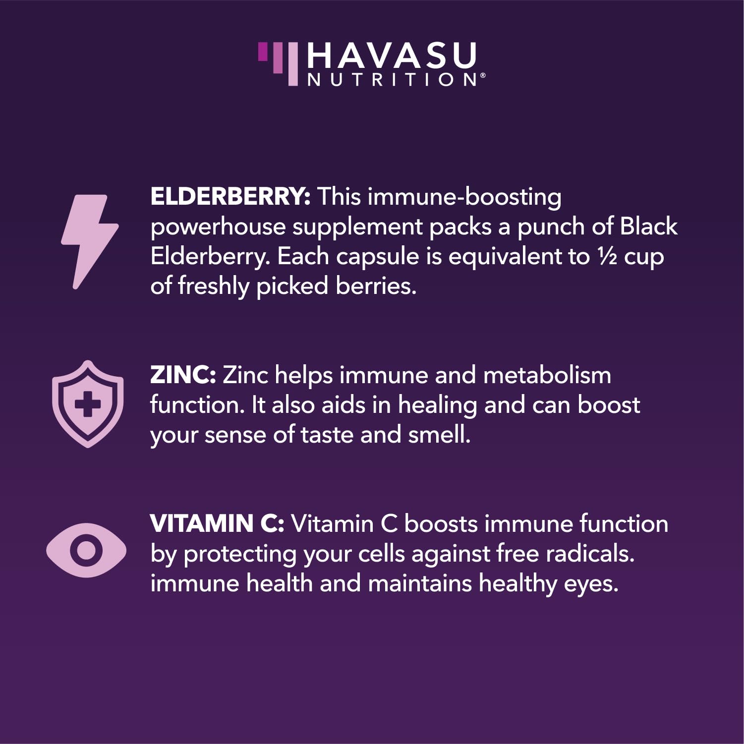 Sambucus Black Elderberry Capsules - Immune Support (400mg) - 60 Count - Vegetarian-Friendly, Non-GMO, Unflavored