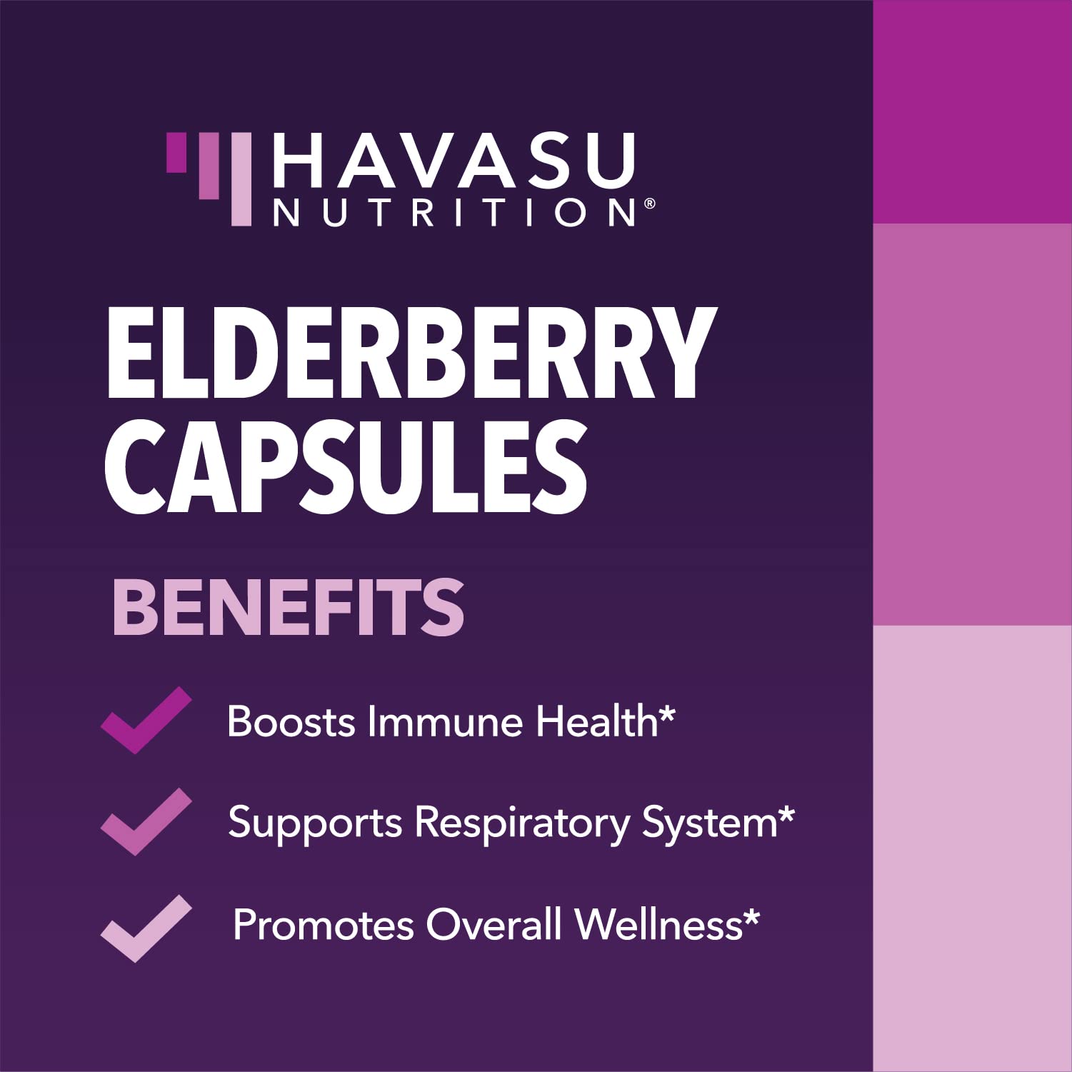 Sambucus Black Elderberry Capsules - Immune Support (400mg) - 60 Count - Vegetarian-Friendly, Non-GMO, Unflavored