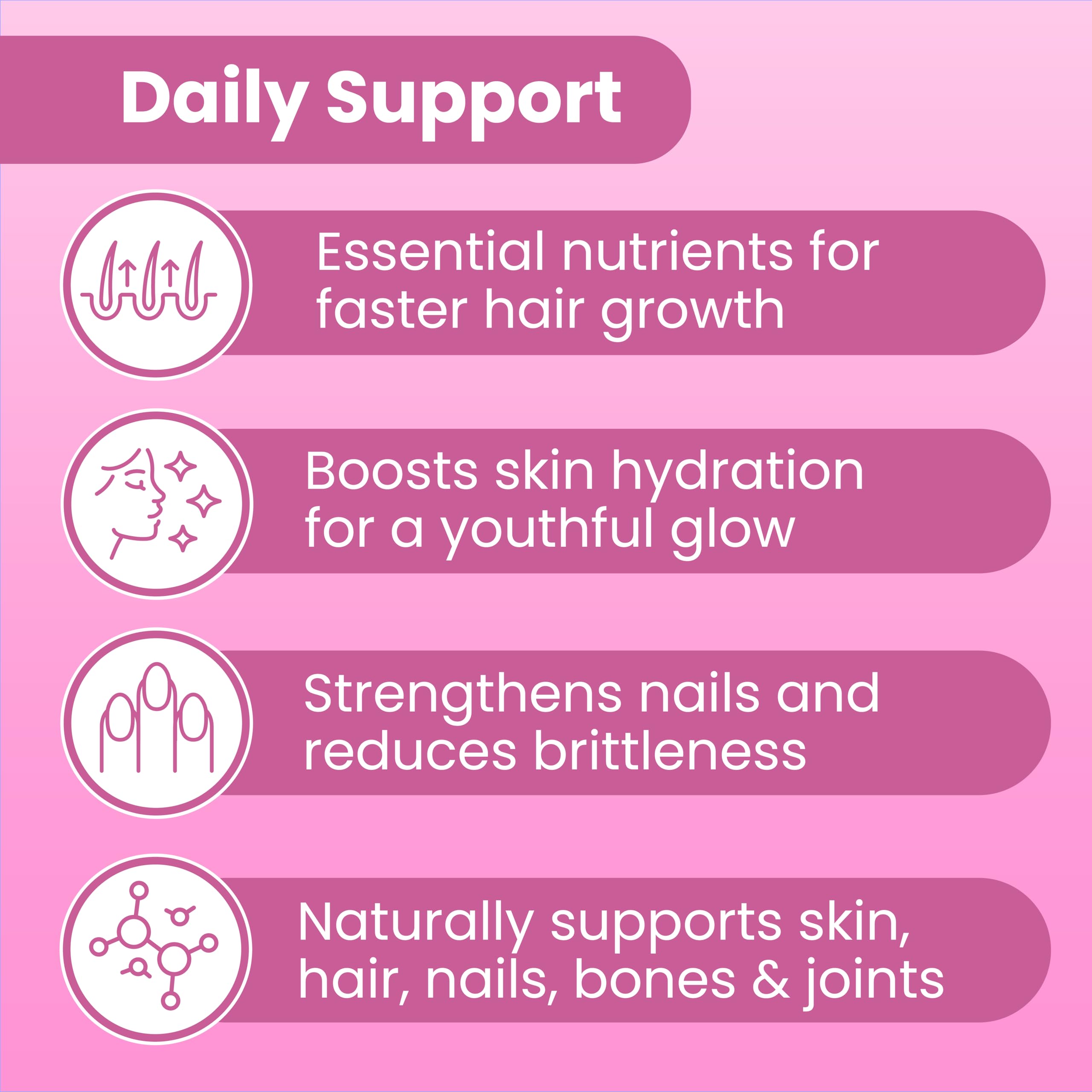 Sanar Naturals Collagen Pills with Biotin and Vitamin C - 150 Capsules