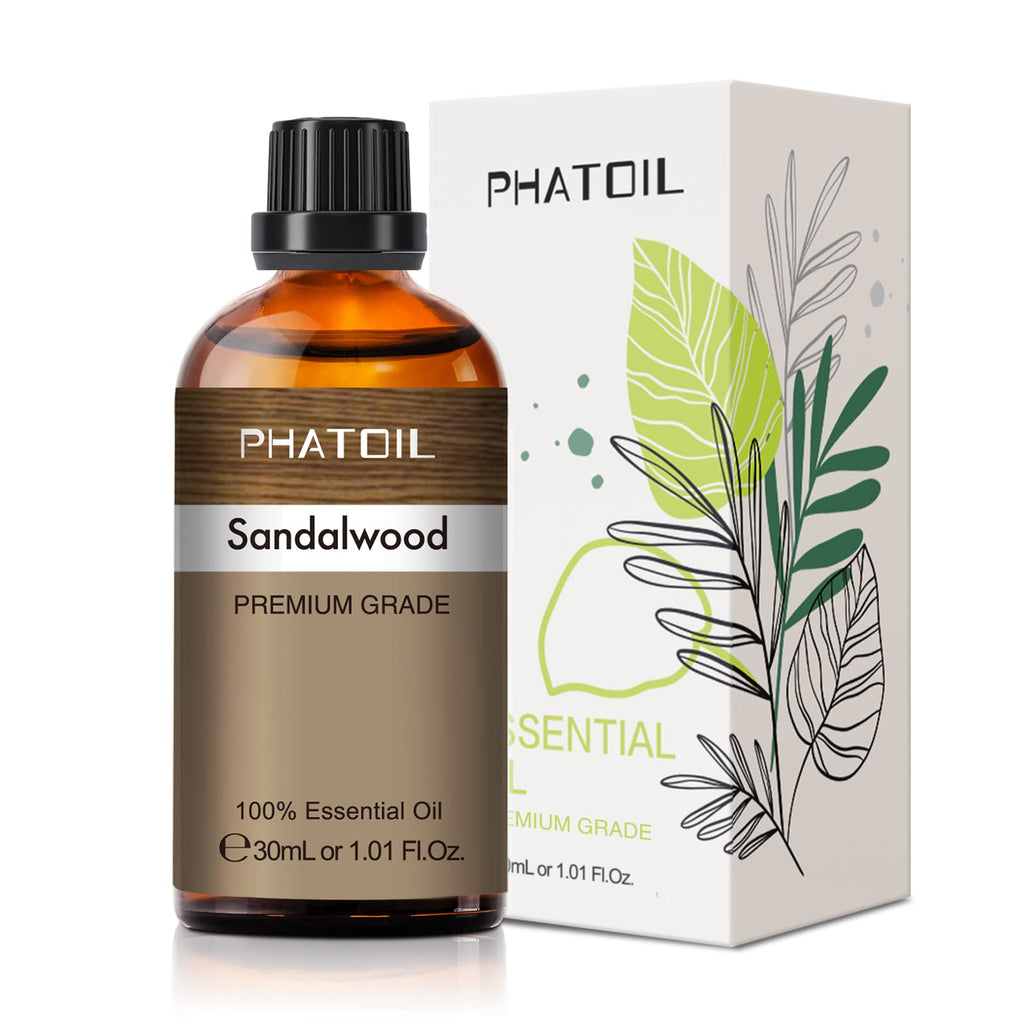 Sandalwood Essential Oil 30ml | PHATOIL Pure for Aromatherapy