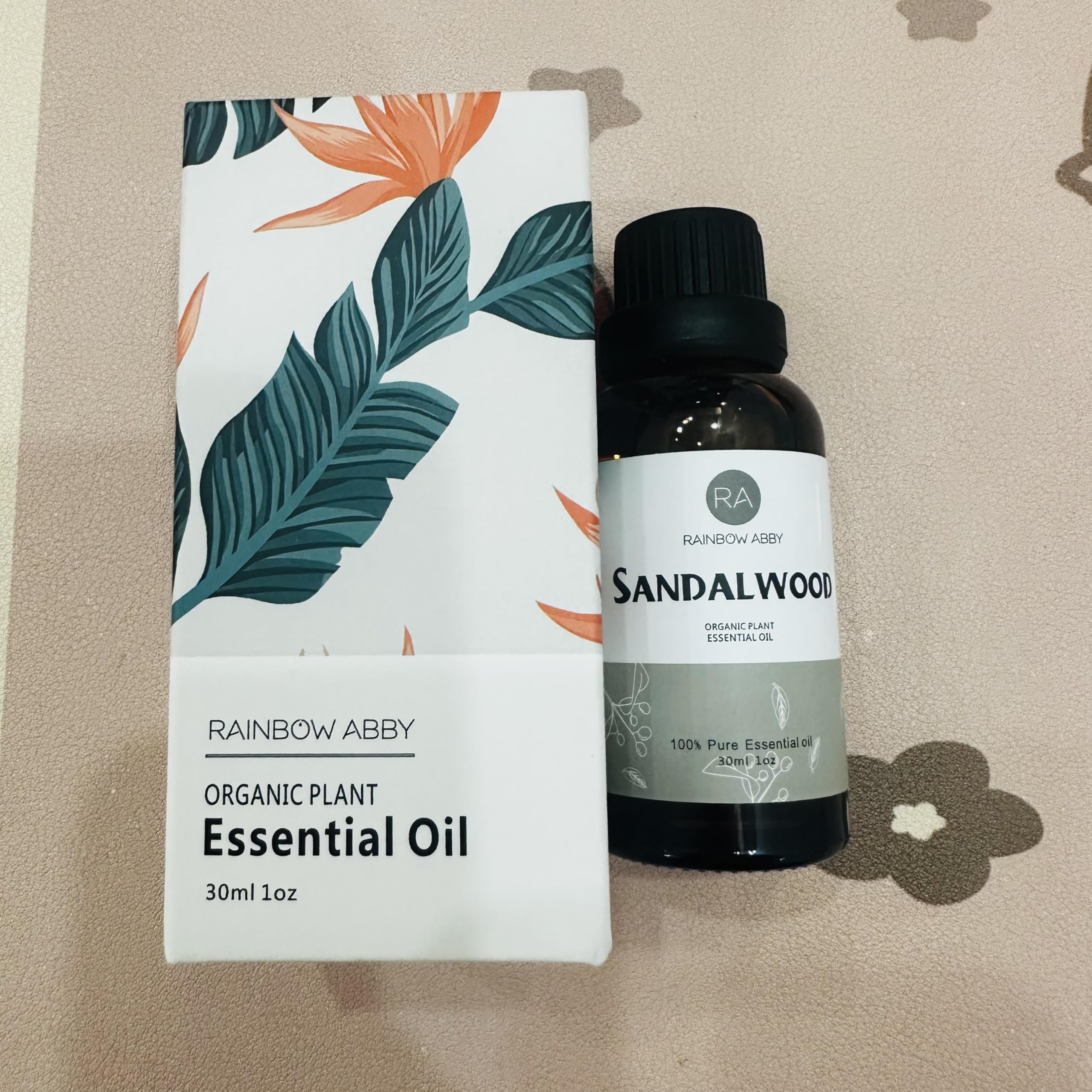 Sandalwood Essential Oil (30ML) – 100% Pure Organic Santalum Album for Diffuser, Massage, Skin Care, Yoga