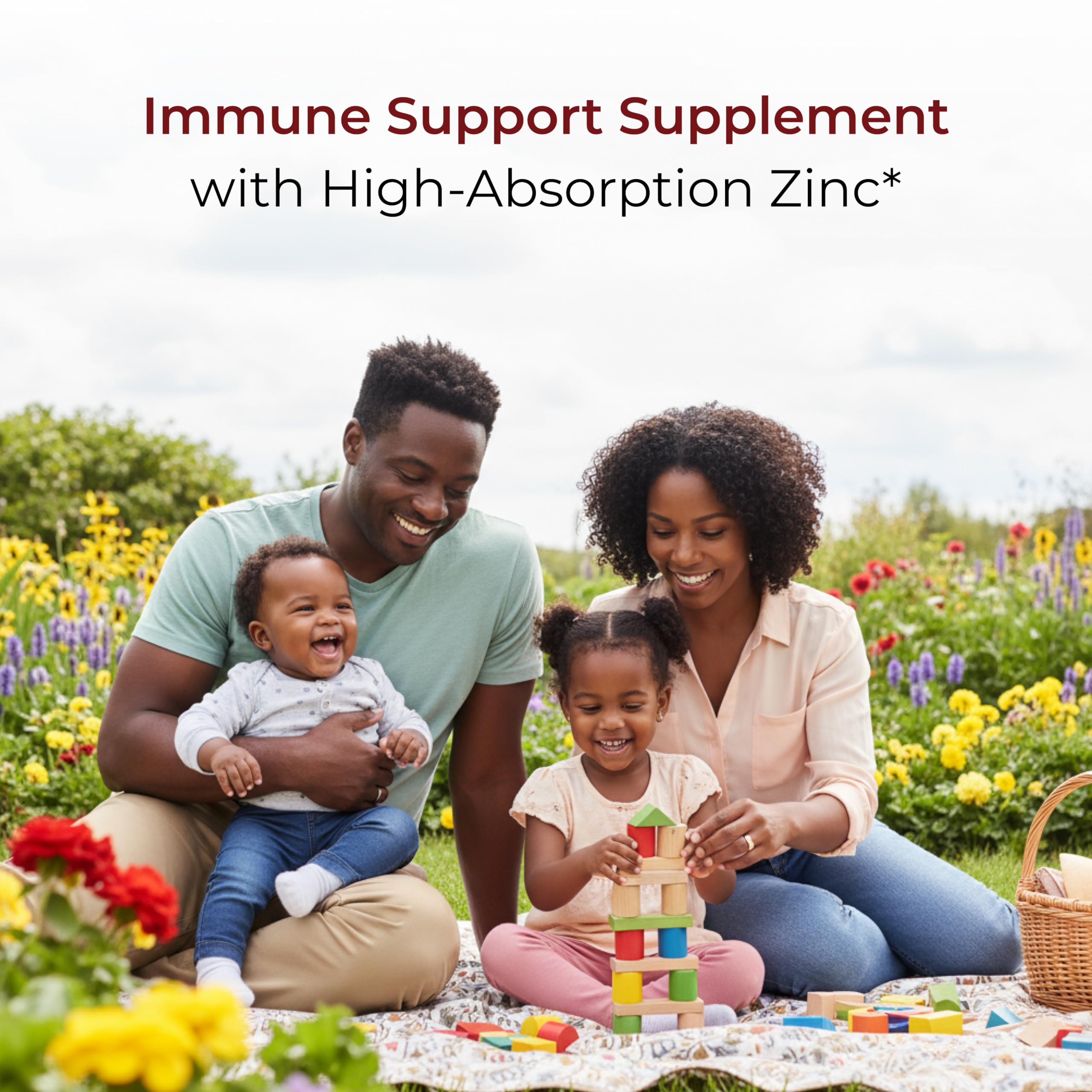 Sandhu's Zinc Quercetin 120 Veg Capsules (Pack of 1) | Immune Support & Antioxidant