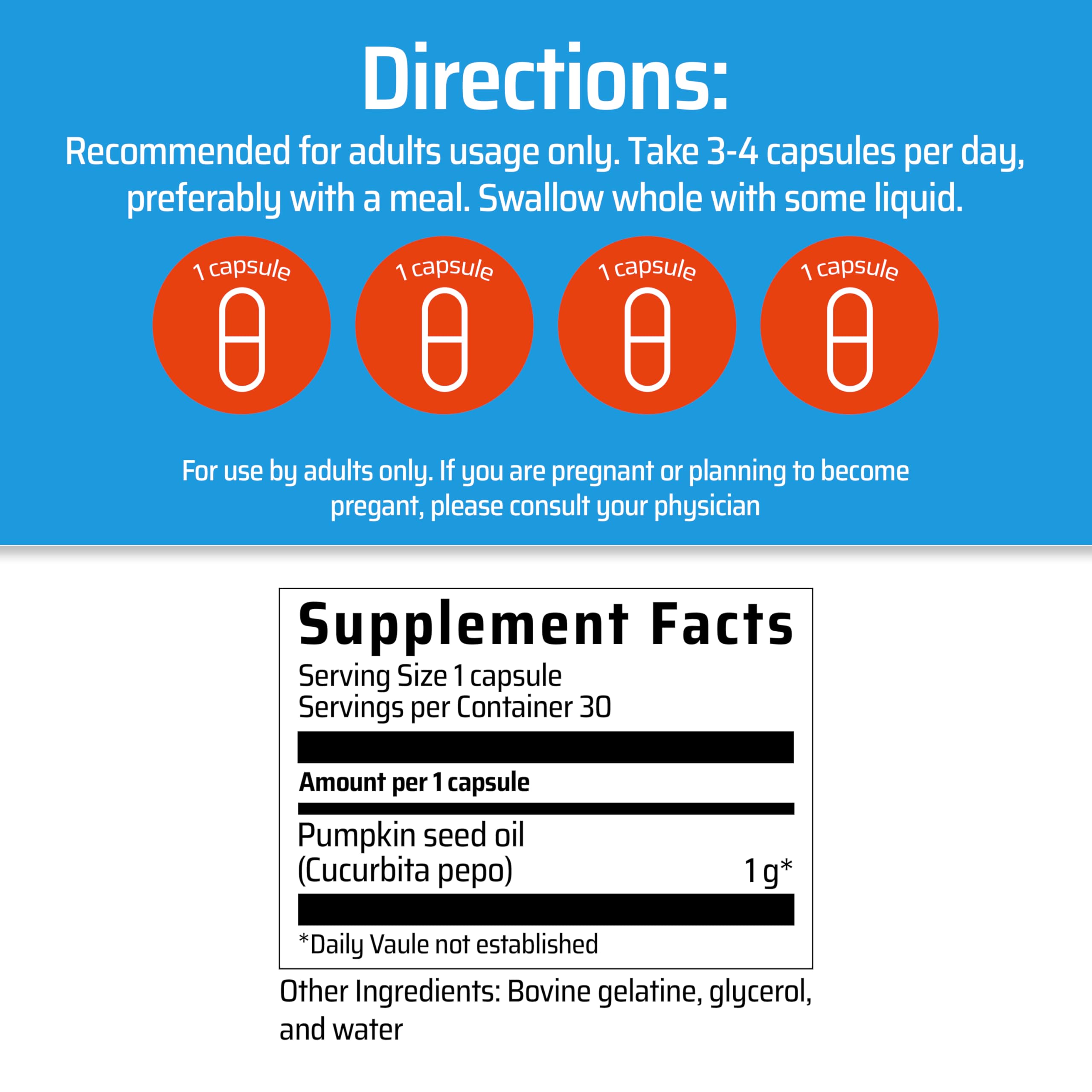 Sanhelios Curbita Bladder Caps 1000mg – Pumpkin Seed Oil for Healthy Bladder Function | 60 Capsules (2 Pack) | Gluten-Free, Non-GMO, Sugar-Free