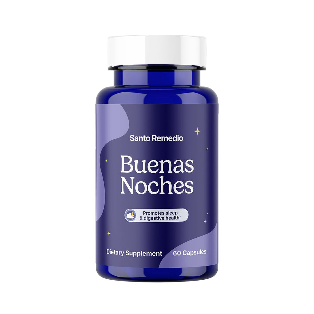 Santo Remedio Buenas Noches – Sleep Support, Digestive Health, Zylaria®, DE111® Probiotics, Melatonin