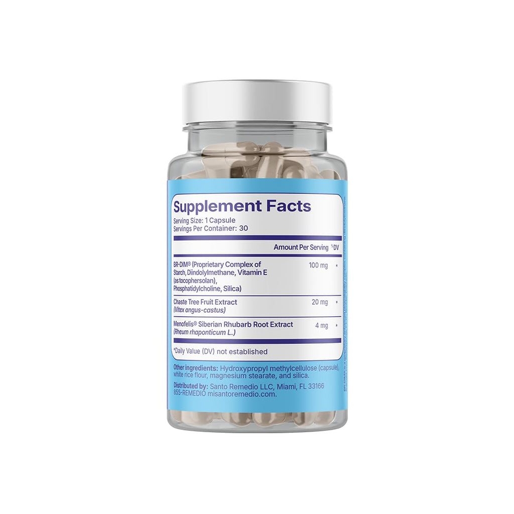 Santo Remedio Hormonal Balance – Menopause Relief Dietary Supplement, 30 Servings