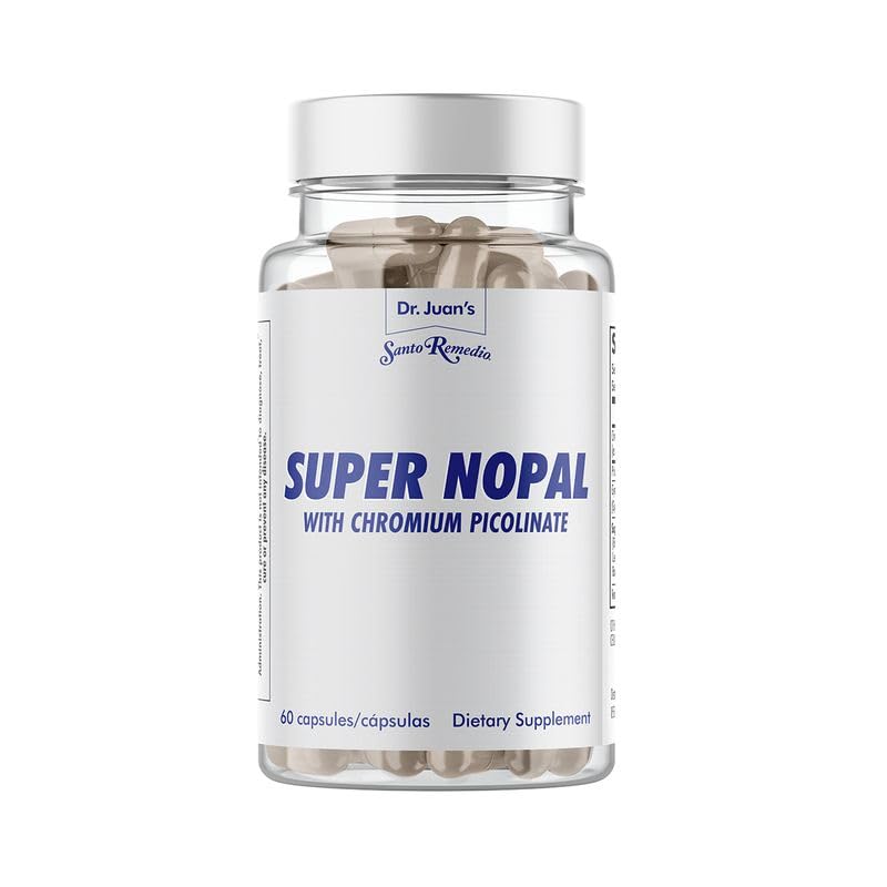 Santo Remedio Super Nopal Exclusive Nopal Gurmar Formula 60 Capsules