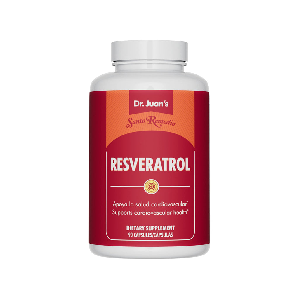 Santo Remedio Resveratrol 200 mg – Cardiovascular Support, 90 Capsules