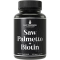Saw Palmetto + Biotin 2-in-1 Hair Growth - Vegan, 10000 mcg Biotin, DHT Blocker
