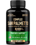 Saw Palmetto for Men 640mg – Prostate Health & Hair Support | 120 Capsules | Made in USA