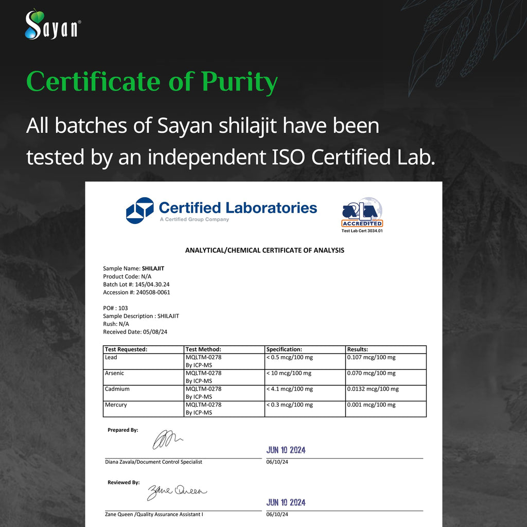 Sayan Pure Altai Shilajit Resin 30g | 4-Month Supply | Organic Fulvic Acid