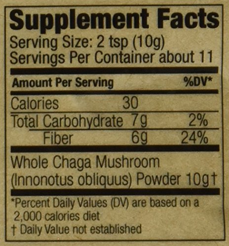Sayan Siberian Coarse Chaga Powder – 4 oz (113 g) – Wild Harvested, Non-GMO