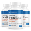 SciatiEase Sciatic Nerve Health Support Supplement – 3 Bottles with AlphaPalm, Pea, B Complex & 300mg Alpha Lipoic Acid