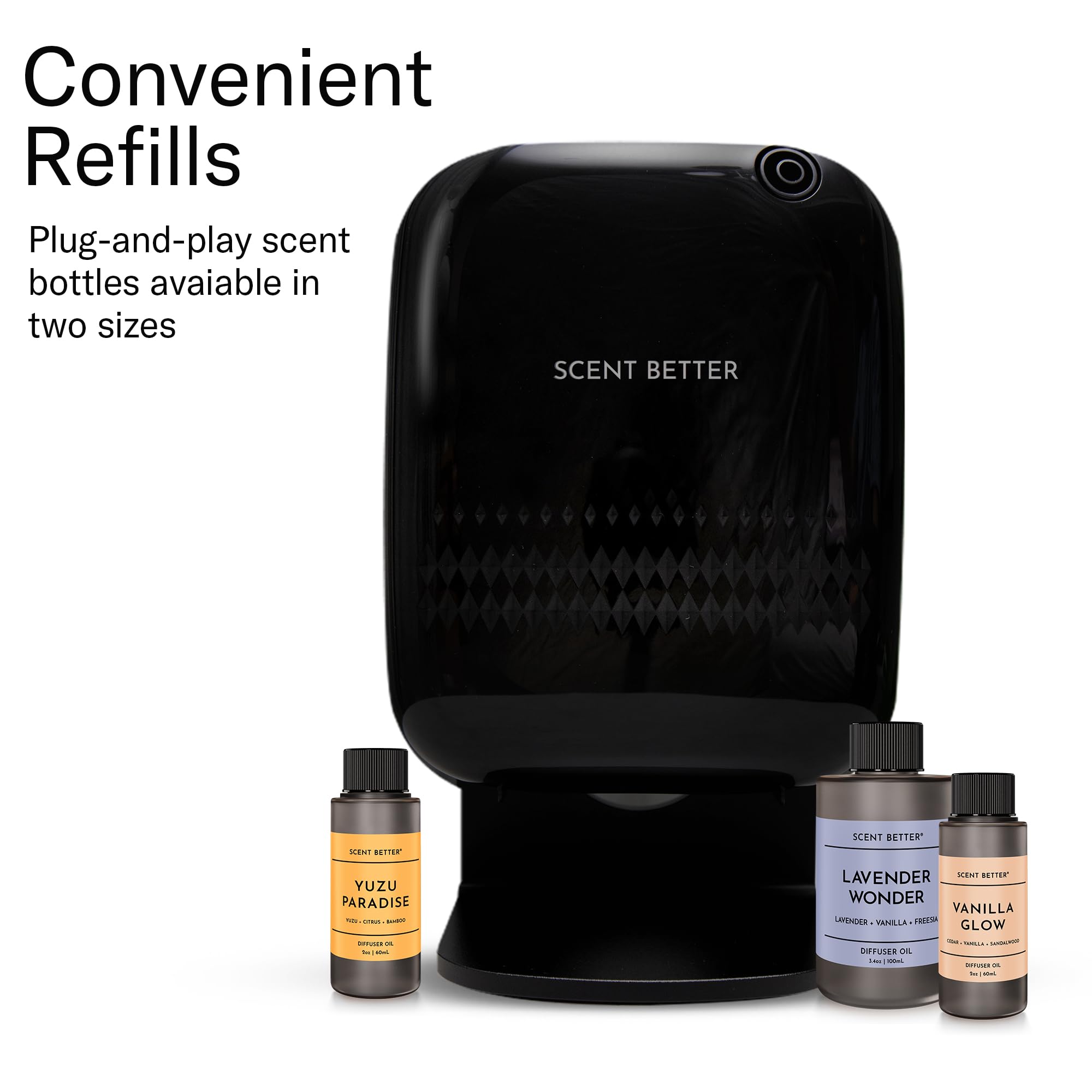SB SCENT BETTER Scent Better Pro Diffuser – Smart Bluetooth Nebulizing Diffuser for Home, Office & Spa