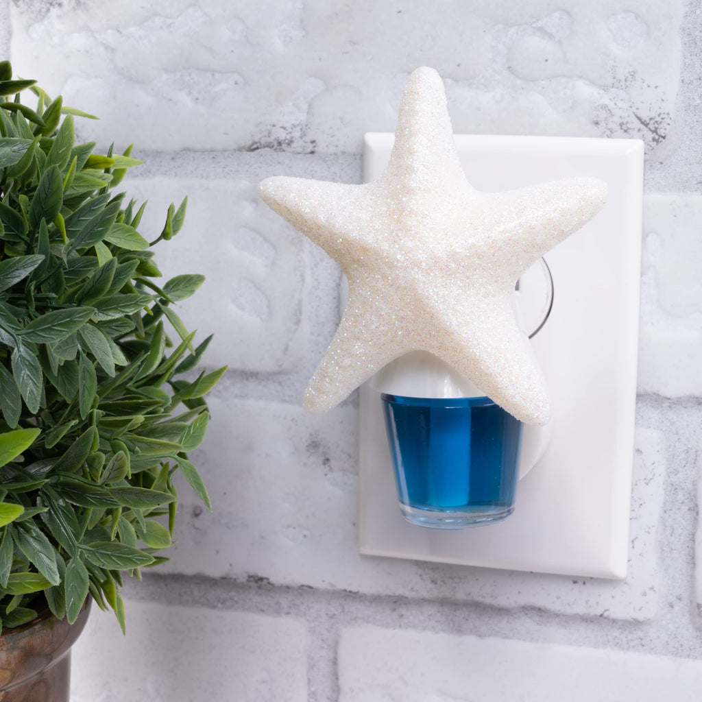 ScentSationals Scent Charm Plug-in Diffuser – Wall Aromatherapy (Shimmering Starfish)