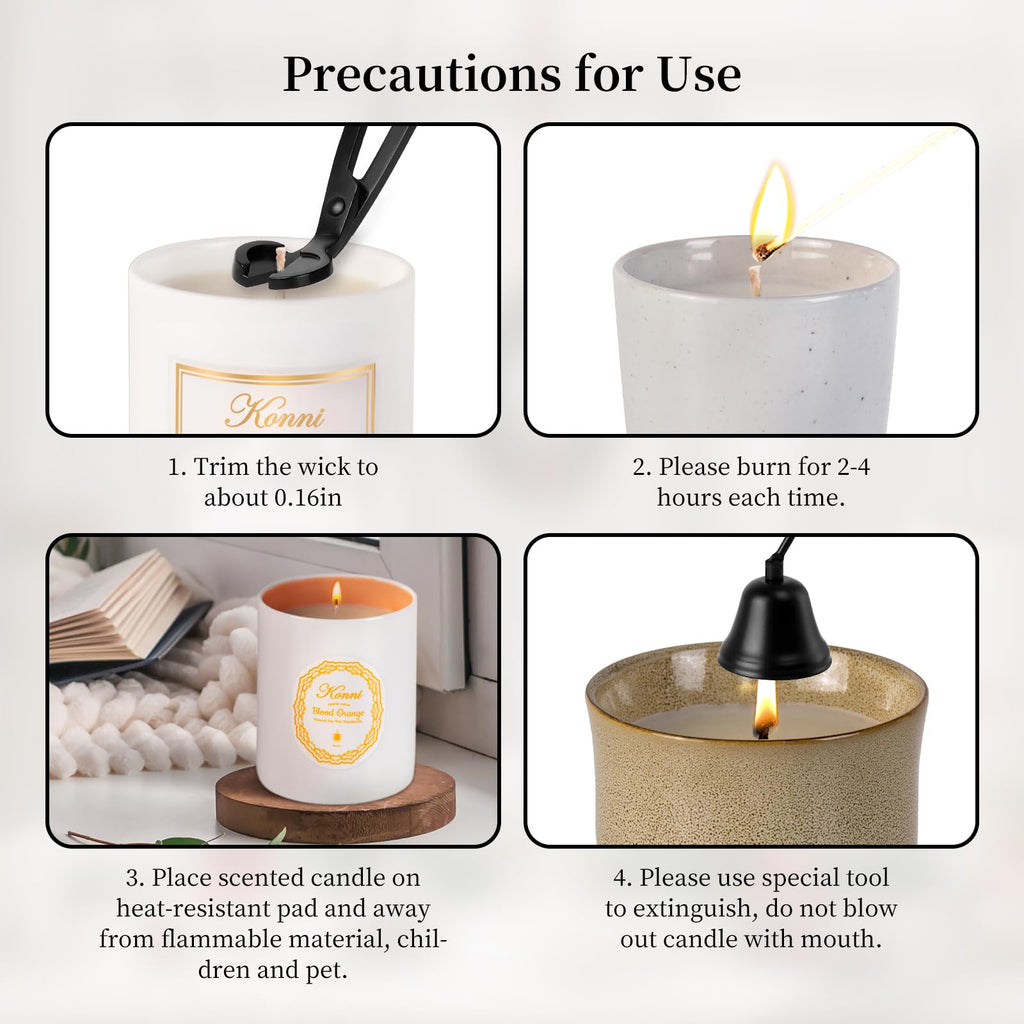 Scented Candle 8oz Soy – Red Rose Ceramic Cup Jar Candle | Long-Lasting, Non-Toxic