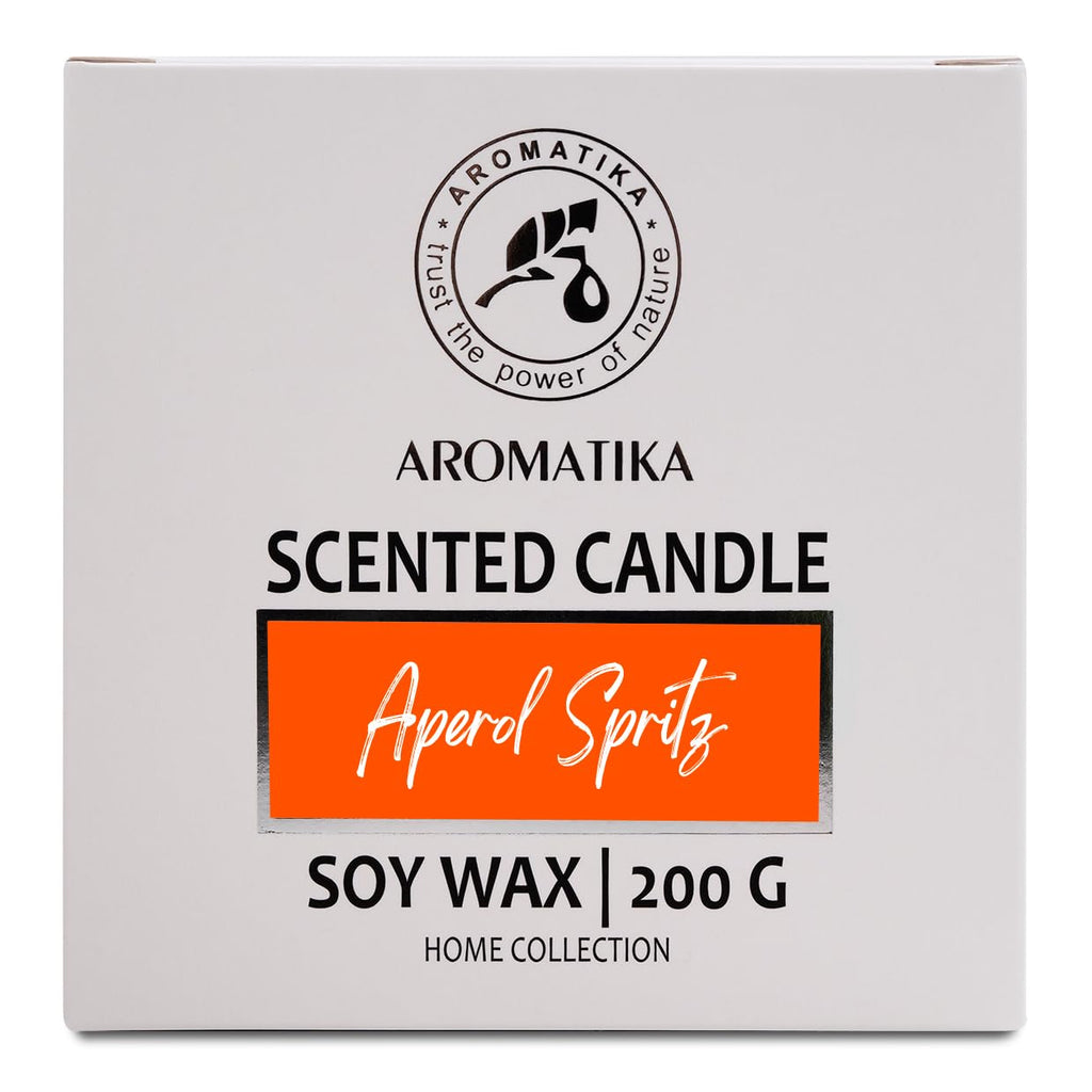 Scented Candle Aperol Spritz 6.8oz – Edible Massage Oil for Couples