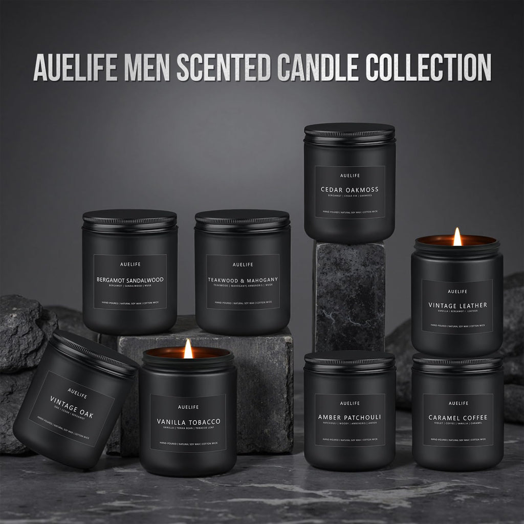 Scented Candles Set – 8 Pack Soy Jar Candles for Home & Aromatherapy Gifts