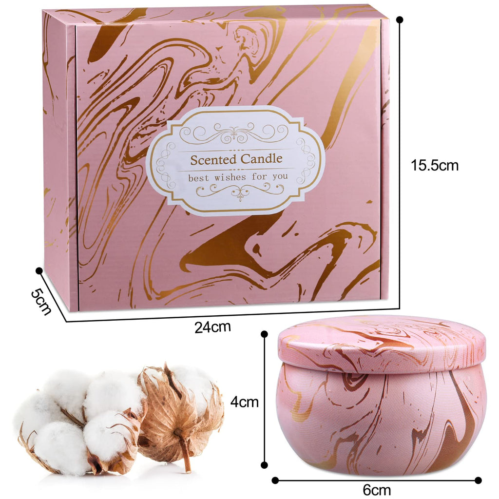 Scented Candles Gift Set for Women – 9 Scents, 2.5oz Soy Wax, Long-Lasting Aromatherapy